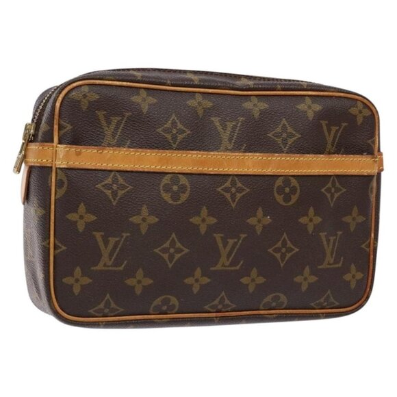 LOUIS VUITTON Monogram Compiegne 23 Clutch Bag - Picture 2 of 16